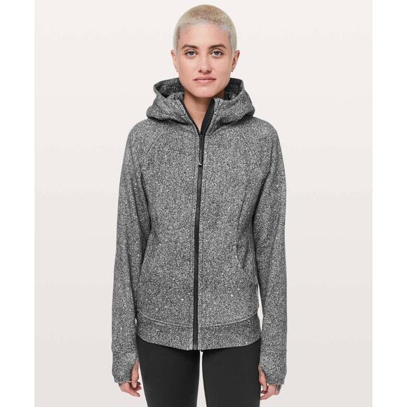 Lululemon Scuba Hoodie Light Cotton Fleece Luminesce Splatter Size 10 - Picture 1 of 5